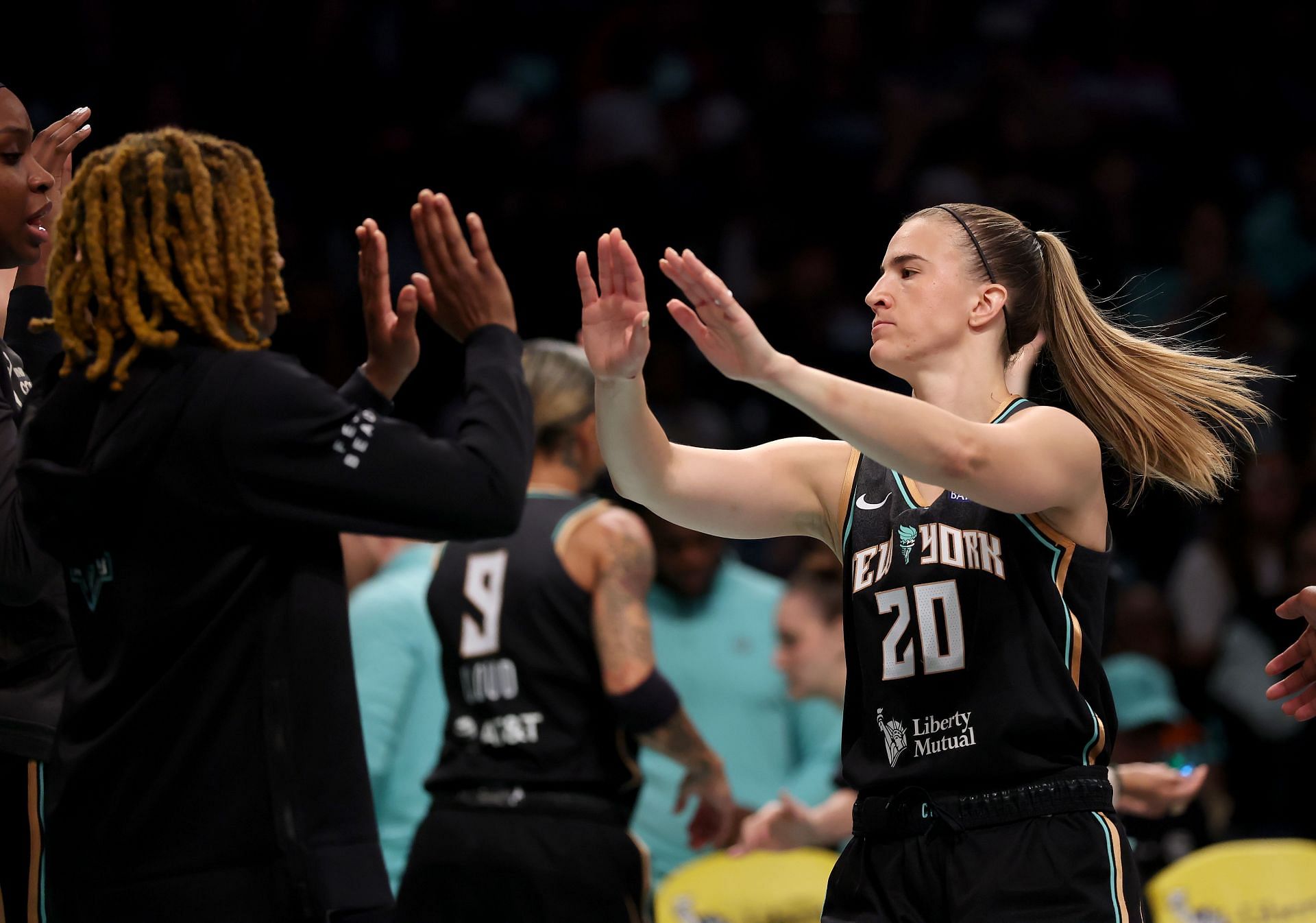 Sabrina Ionescu #20 of the New York Liberty - Source: Getty